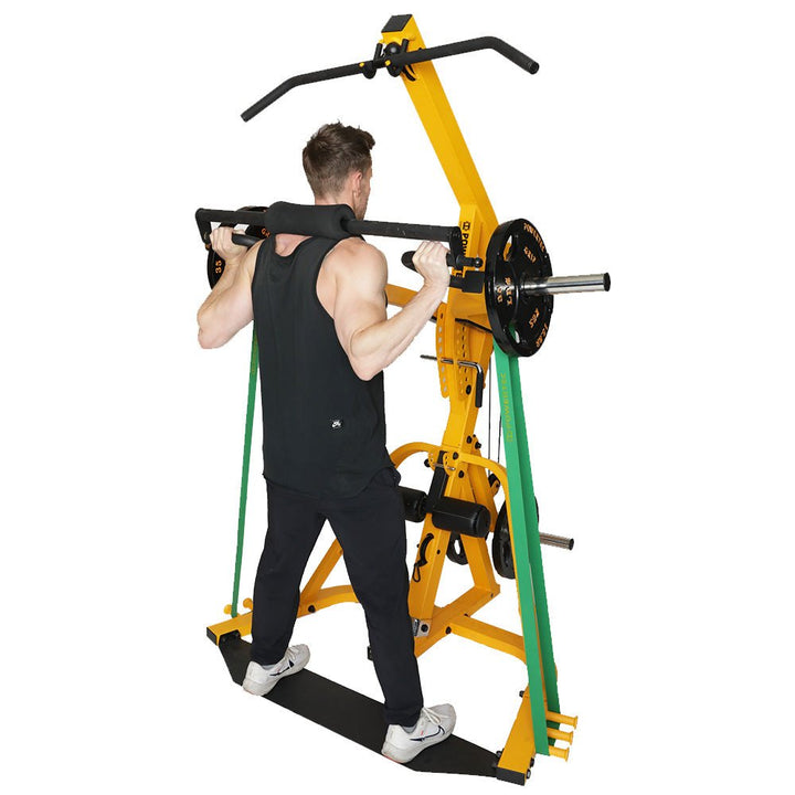 Man using Resistance Band on Levergym - Powertec