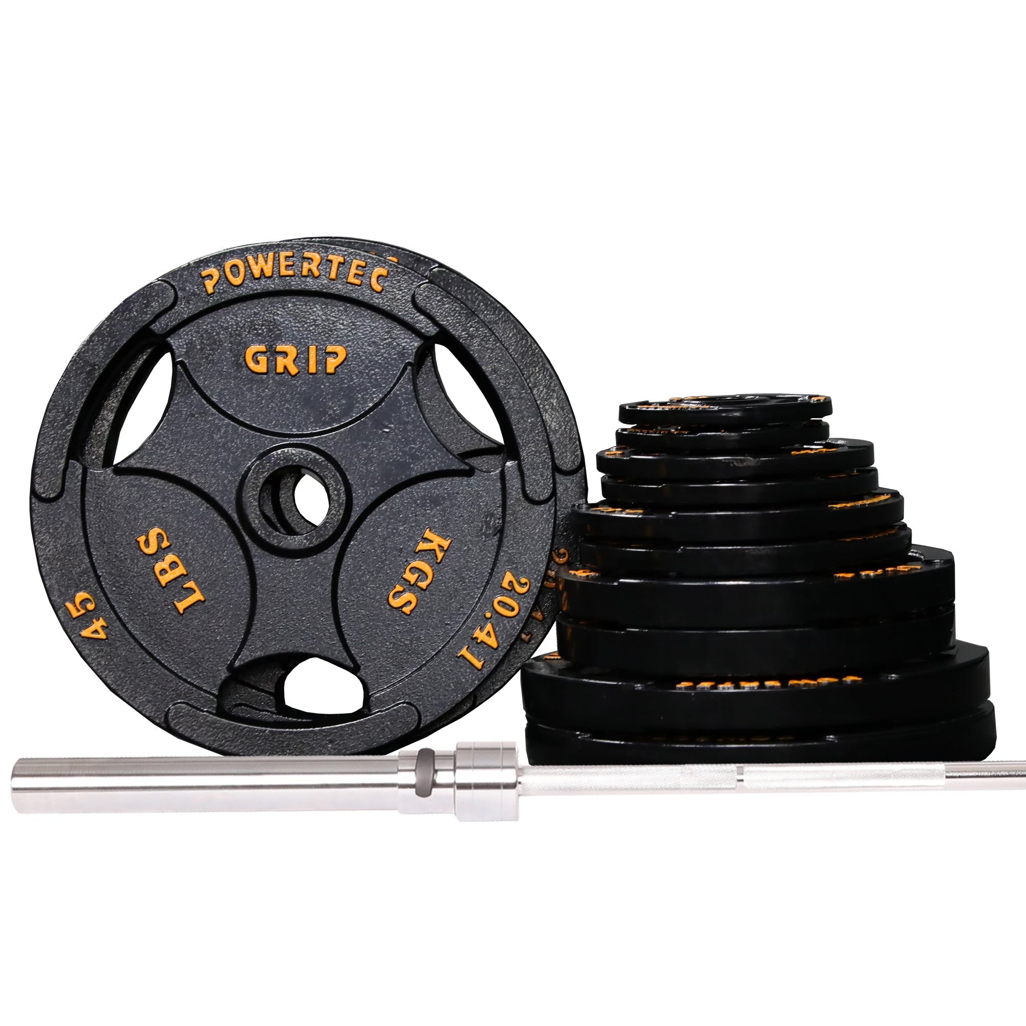 Olympic Bar And Plates 390 Lbs | Heavy Set - South Florida Fitness ... Olympic plates and bar