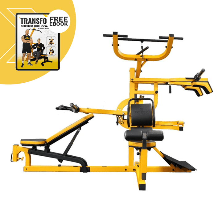 Yellow Workbench Multisystem® No Weight | Powertec | Home Gym Equipment | Ultimate Strength Building Machines