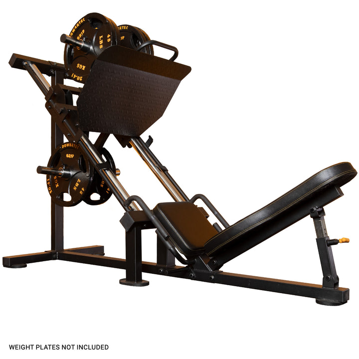 Powertec 45-Degree Leg Press without weight plates.