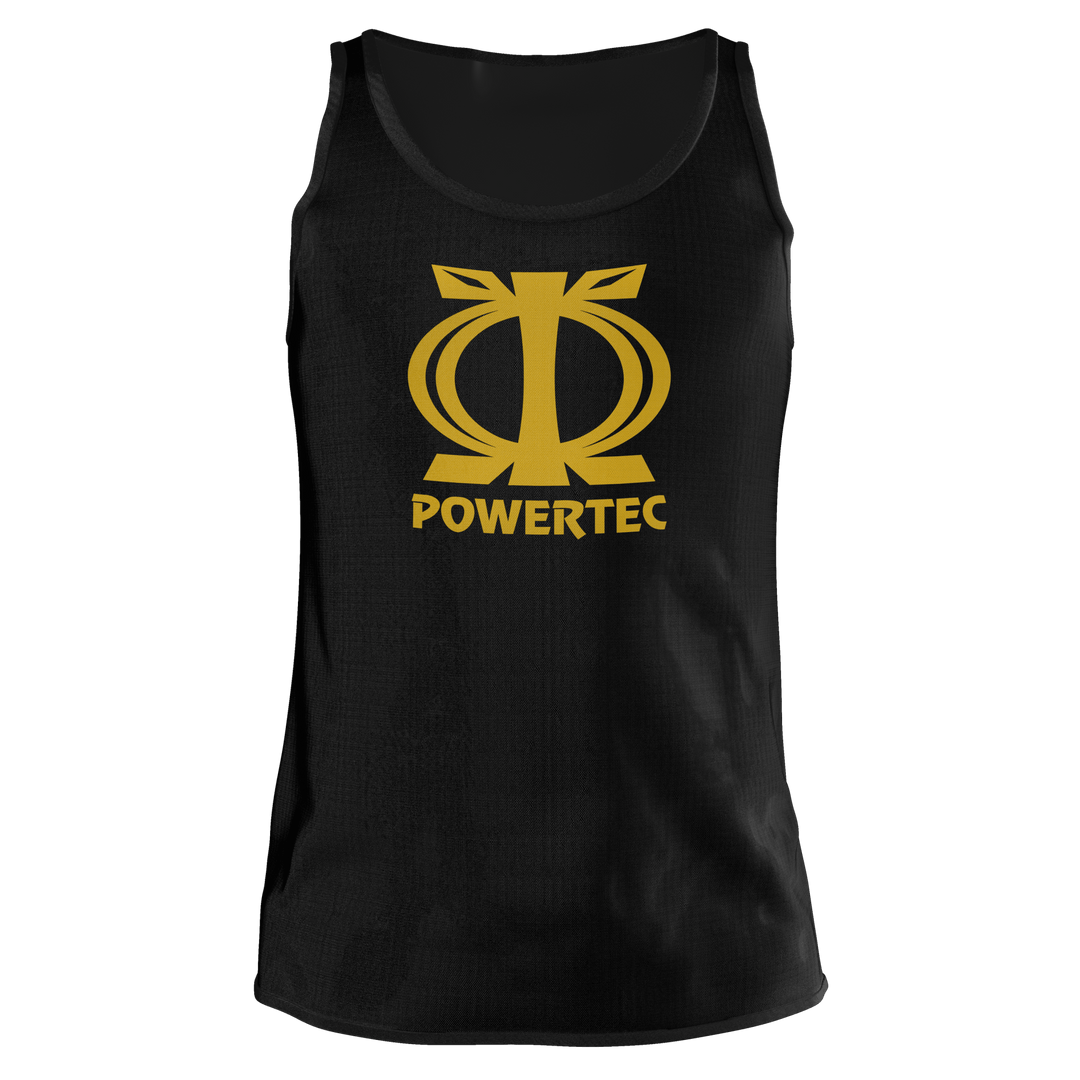 Powertec T-Shirt - Yellow - Distressed Wawa Aba Logo