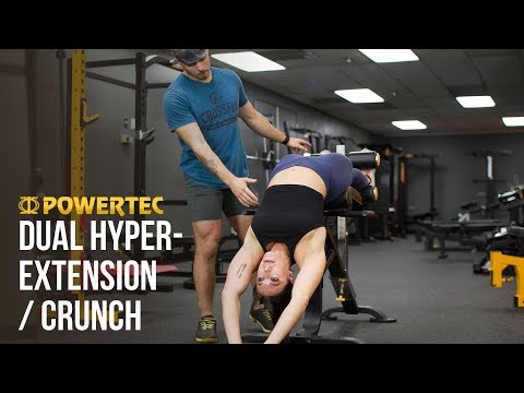 Powertec Dual Hyperextension-Crunch