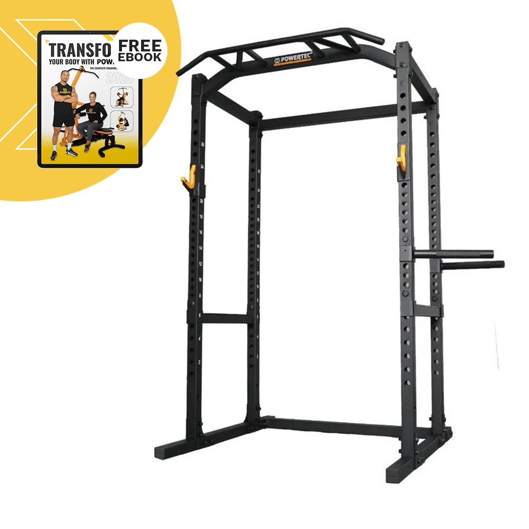 Workbench Power Rack Yellow Powertec Home Gym