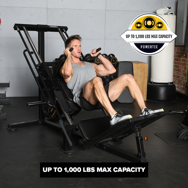 NEW! Leg Press Hack Squat Combo