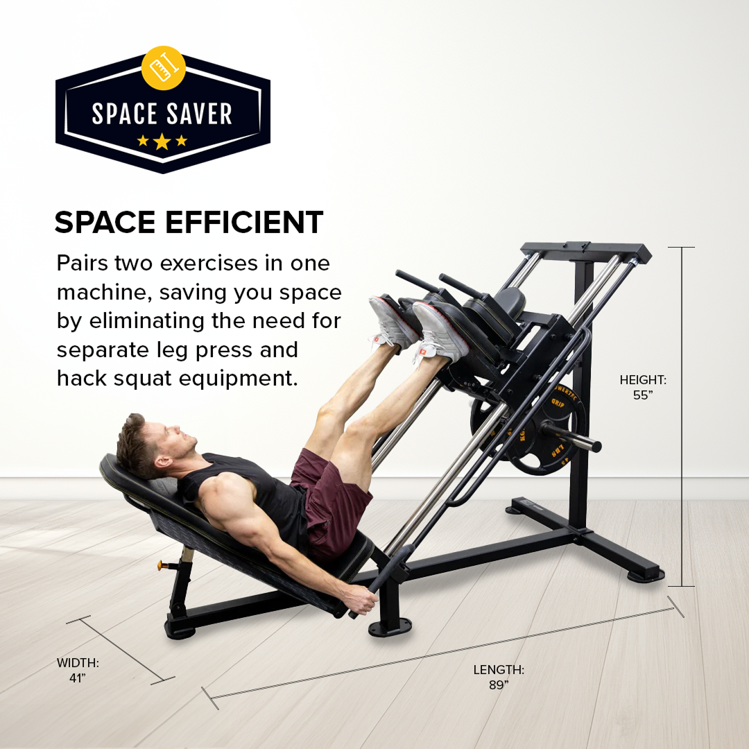 NEW! Leg Press Hack Squat Combo