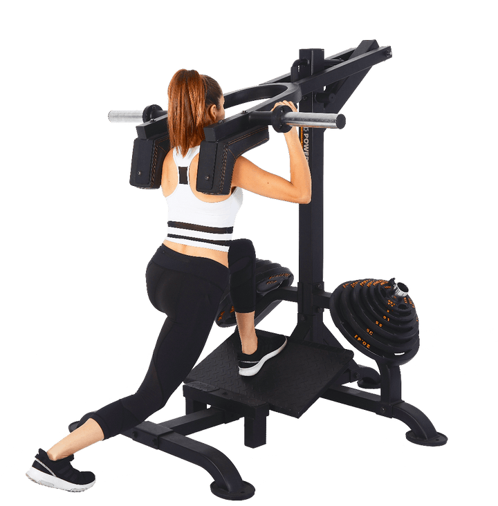 Levergym® Squat/Calf Athlete Single Leg Squat | Powertec | Home Gym Equipment | Ultimate Strength Building Machines