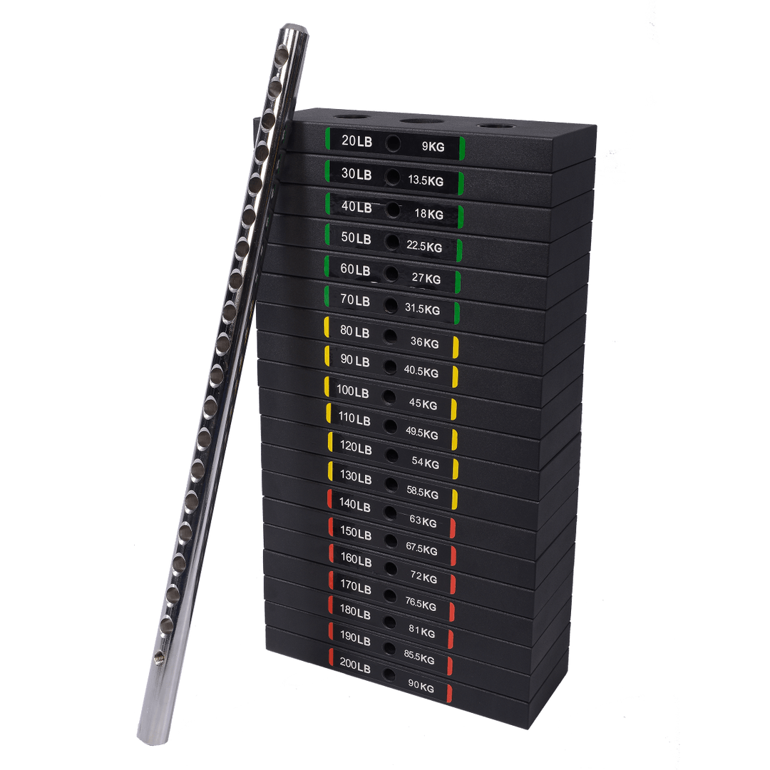190 Lbs Weight Stack Powertec Home Gym Equipment