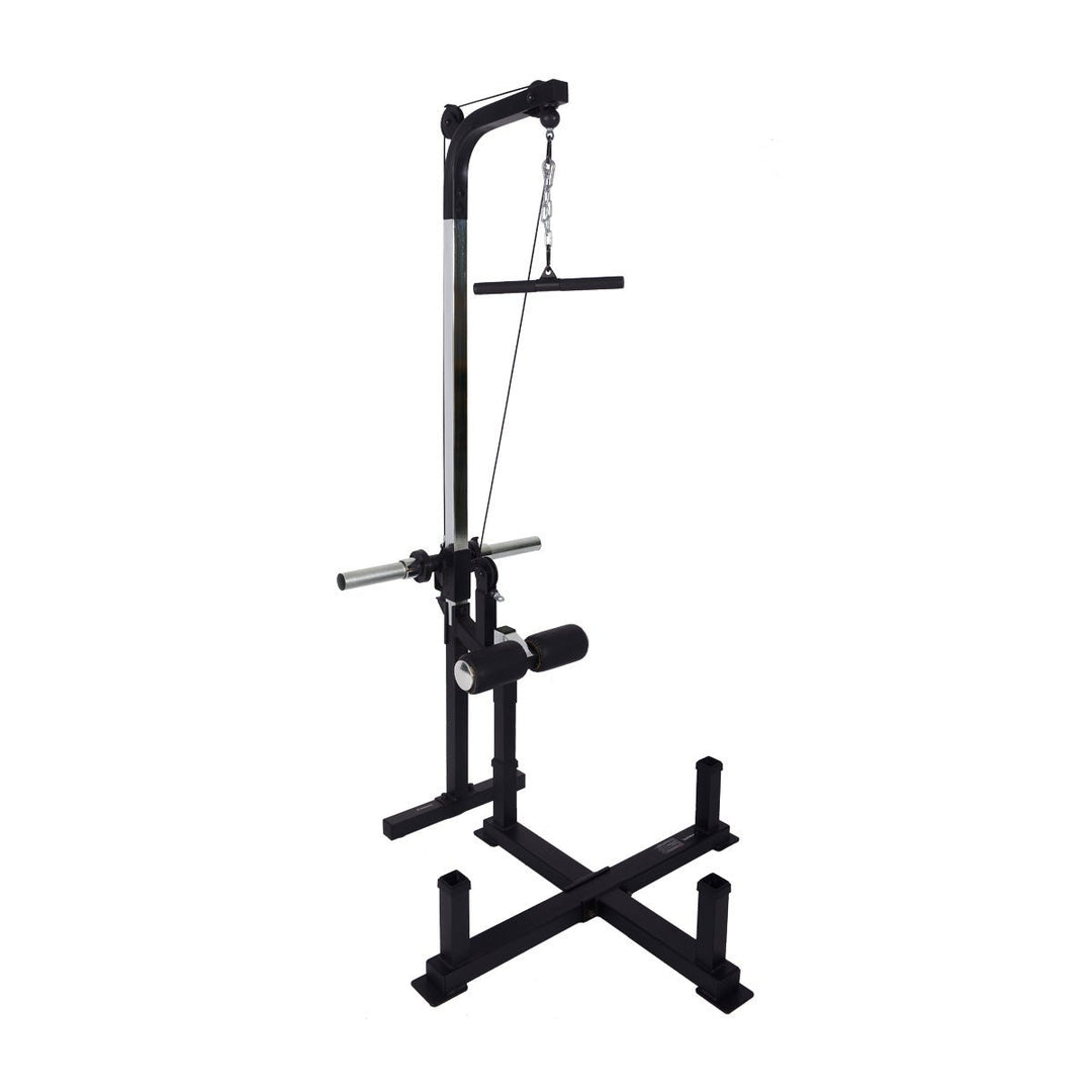 Product is shown with WB-ASR (Attachment Storage Rack) to keep upright.  WB-ASR is NOT included with the product.