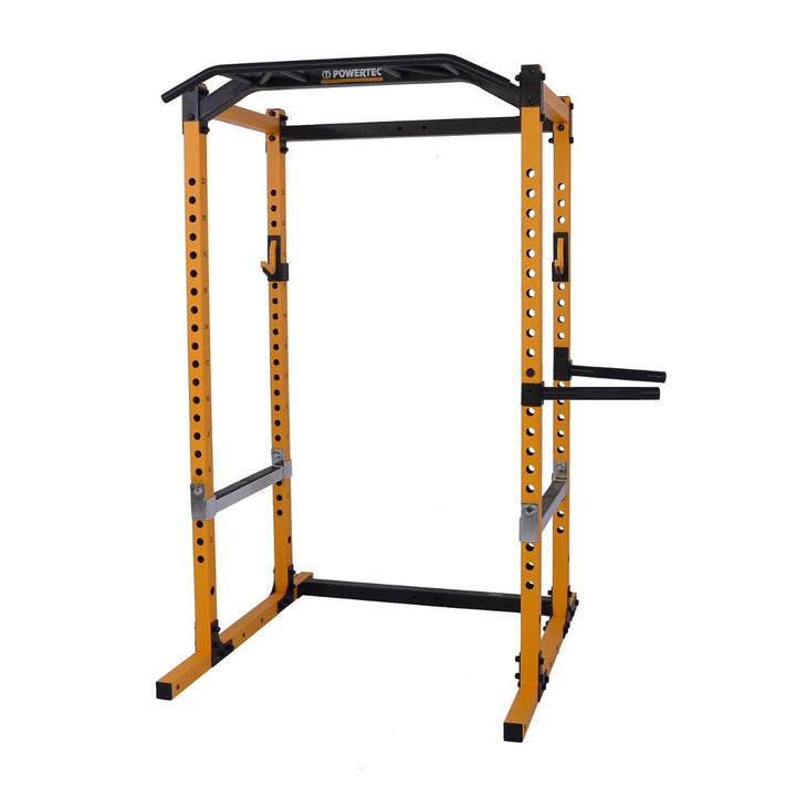 Workbench® Power Rack Yellow | Powertec | Home Gym Equipment | Ultimate Strength Building Machines