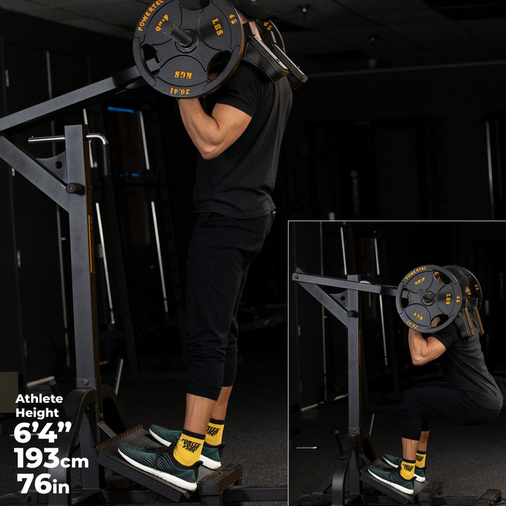 Levergym® Squat/Calf | Powertec Athlete Complete Squat Movement | Home Gym Equipment | Ultimate Strength Building Machines