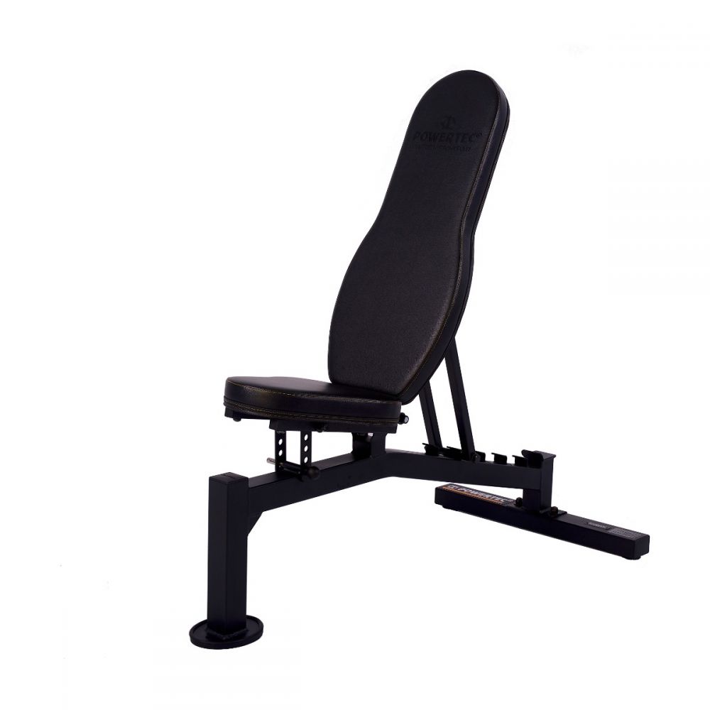 Image of the optional Streamline Utility Bench attachment for your Powertec Smith machine.