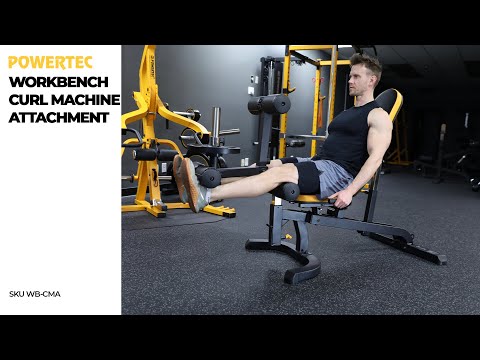 2-in-1 Leg Lift Machine | Powertec | Home Gym Equipment