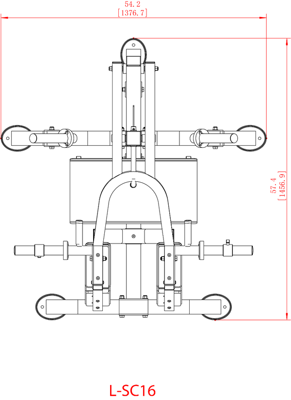 Levergym Squat/Calf Machine Powertec Home Gym Equipment