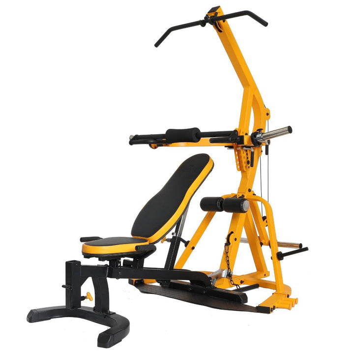 Yellow Workbench Levergym® | Powertec | Home Gym Equipment | Ultimate Strength Building Machines