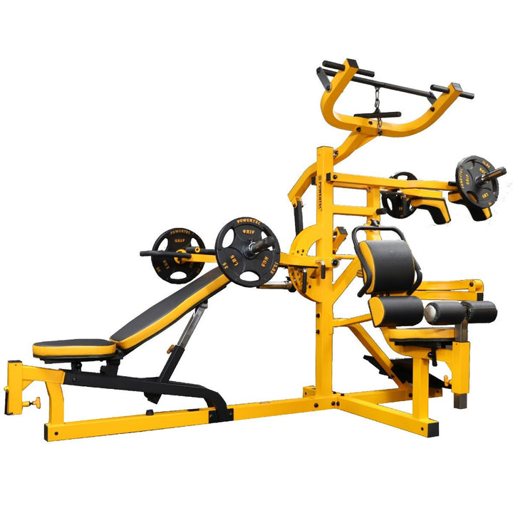 Yellow Workbench Multisystem® Plate Loaded | Powertec | Home Gym Equipment | Ultimate Strength Building Machines