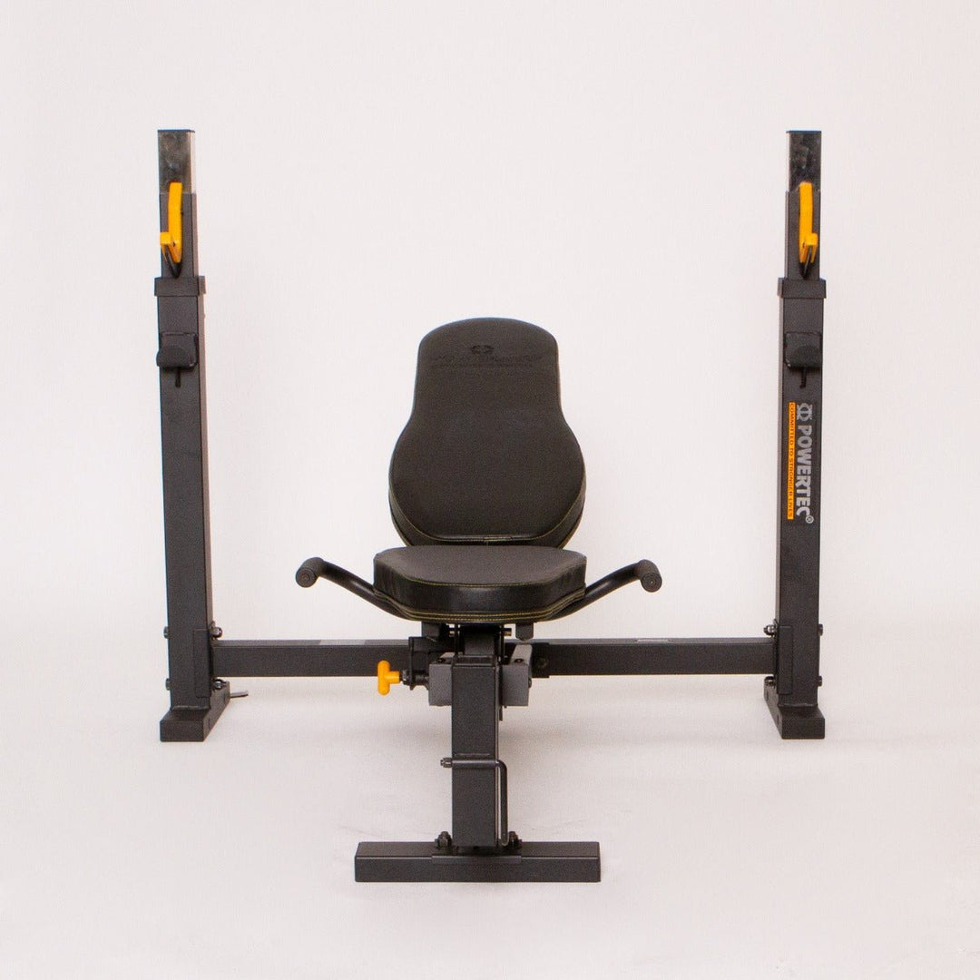 Workbench® Olympic Bench (Front View)  | Powertec | Home Gym Equipment | Ultimate Strength Building Machines