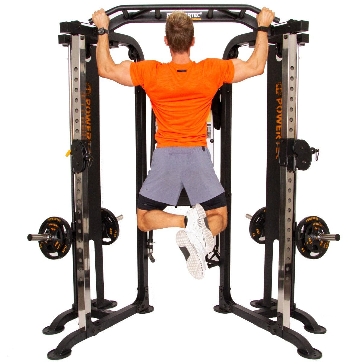 Powertec pull up online bar